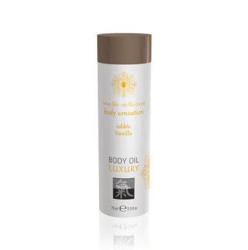 SHIATSU Body Sensation, Body Oil Luxury, Edible Vanilla, 75 ml (2,5 fl.oz.)