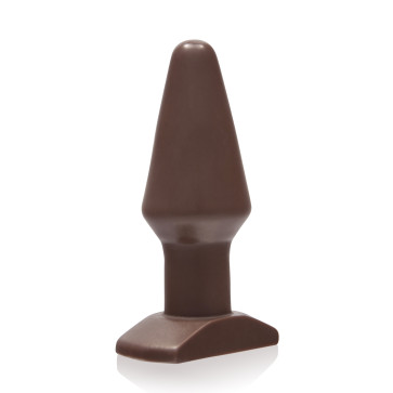 SI IGNITE Butt Plug (Large), Vinyl, Brown, 14 cm (5,50 in), Ø 5,0 cm (2,0 in)