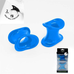 Sport Fucker Ergo Ball Stretcher 2PC Kit Hard Blue