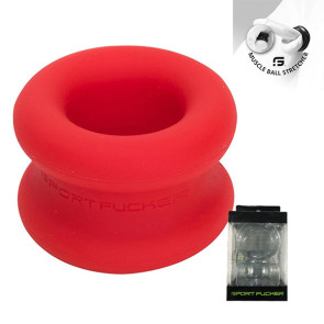 Sport Fucker Muscle Ball Stretcher Red