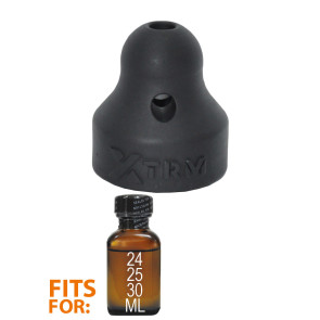 XTRM Booster Large, Poppers Inhaler for Large Bottles, Black, Ø 2,2 cm (0,86 in)