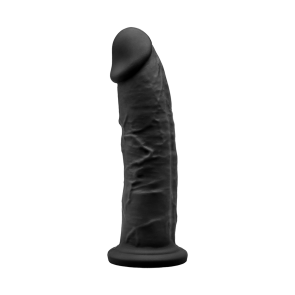 SILEXD Premium Silicone Dildo Model 2 7'5", 19,2 cm, black