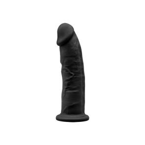SILEXD Premium Silicone Dildo Model 2 6", 15,4 cm, black
