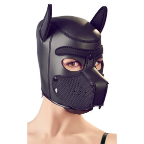 Bad Kitty Hundemaske Neopren, Schwarz