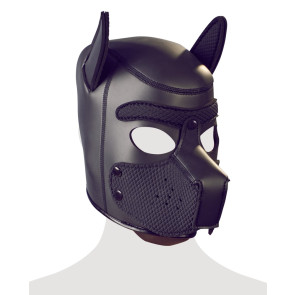 Bad Kitty Hundemaske Neopren, Schwarz