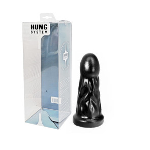 Hung System Toys Dong Castard, PVC, Black, 21 cm (8 in), Ø 7,9 cm (3,1 in)