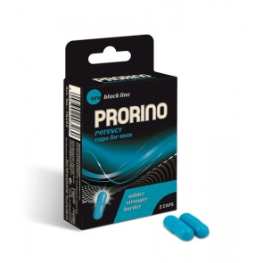 HOT PRORINO POTENCY, Caps for Men, Sexual Health Supplement, 2 caps