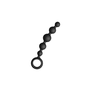 JoyDivision JOYballs Anal Wave Short, Anal Beads, Silikomed®, Black, 17,5 cm (6,9 in), Ø 3 cm (1,2 in)