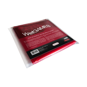 JoyDivision SexMax WetGames Bed Sheet, PVC, Red, 180 x 220 cm (5,9 x 7,2 ft.)
