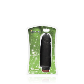 SI IGNITE Cock Dong with Vibration, Vinyl, Black, 18 cm (7 in), Ø 4,4 cm (1,7 in)