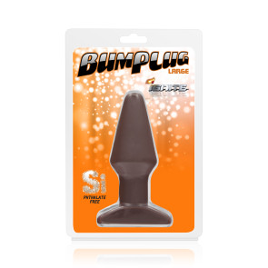 SI IGNITE Butt Plug (Large), Vinyl, Brown, 14 cm (5,50 in), Ø 5,0 cm (2,0 in)