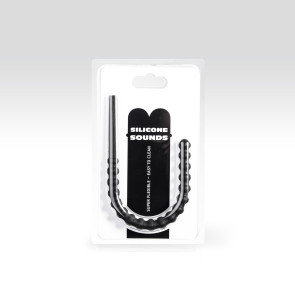Rippled Silicone Sound, Dilator, Dilatator / Diameter 8-12mm / Length 24cm