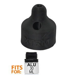 XTRM Booster ALU XL, Poppers Inhaler for Alu Bottles, Black, Ø 3 cm (1,2 in)