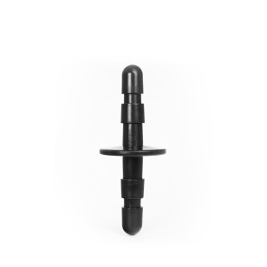 Hung System Insert Double Plug, PP/TPE, Black, 17 cm (6,7 in)