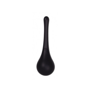 Squeeze Clean Maximum Cleaning, Intimate Douche, TPR/Silicone/ABS, Black, Insertable 14 cm (5,5 in), Ø 2,2 cm (0,8 in)
