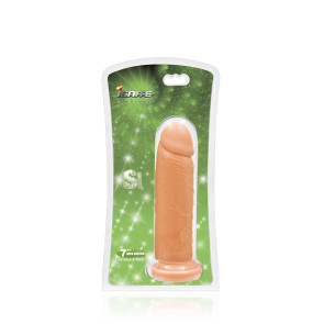 SI IGNITE Cock Dong with Suction, Vinyl, Flesh, 18 cm (7 in), Ø 4,4 cm (1,7 in)