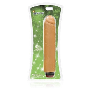 SI IGNITE Cock Dong with Vibration, Vinyl, Flesh, 26 cm (10 in), Ø 4,5 cm (1,75 in)