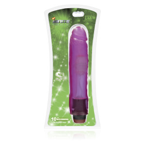 SI IGNITE Cock Dong with Vibration, Vinyl, Purple, 26 cm (10 in), Ø 4,5 cm (1,75 in)