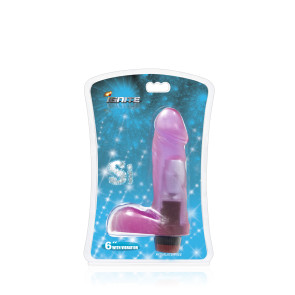 SI IGNITE Cock with Vibration, Vinyl, Purple, 15 cm (6 in), Ø 4,6 cm (1,8 in)