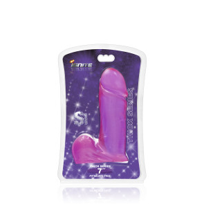 SI IGNITE Thick Cock with Balls, 18 cm (7 in), Purple